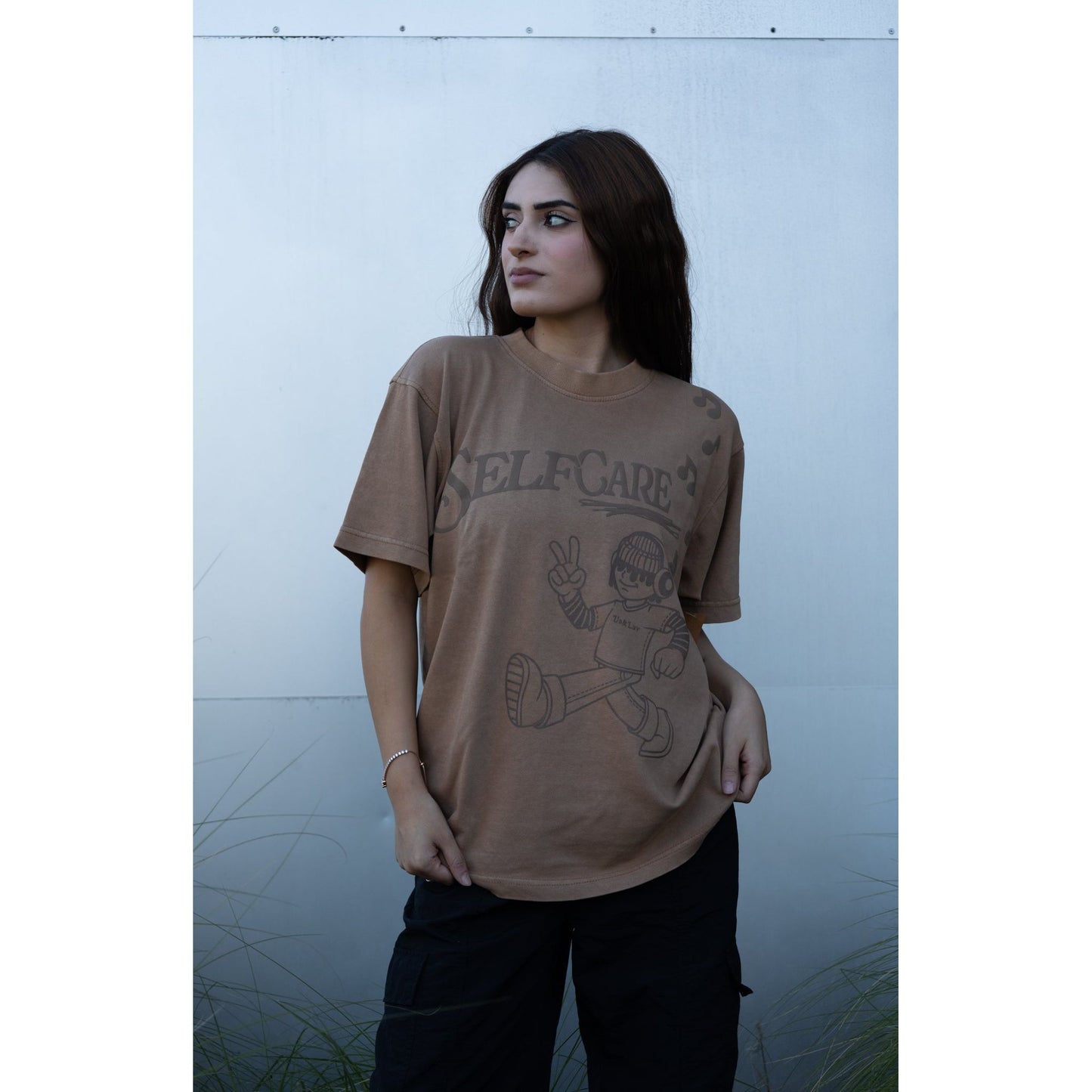 Brown Self Care t-shirt