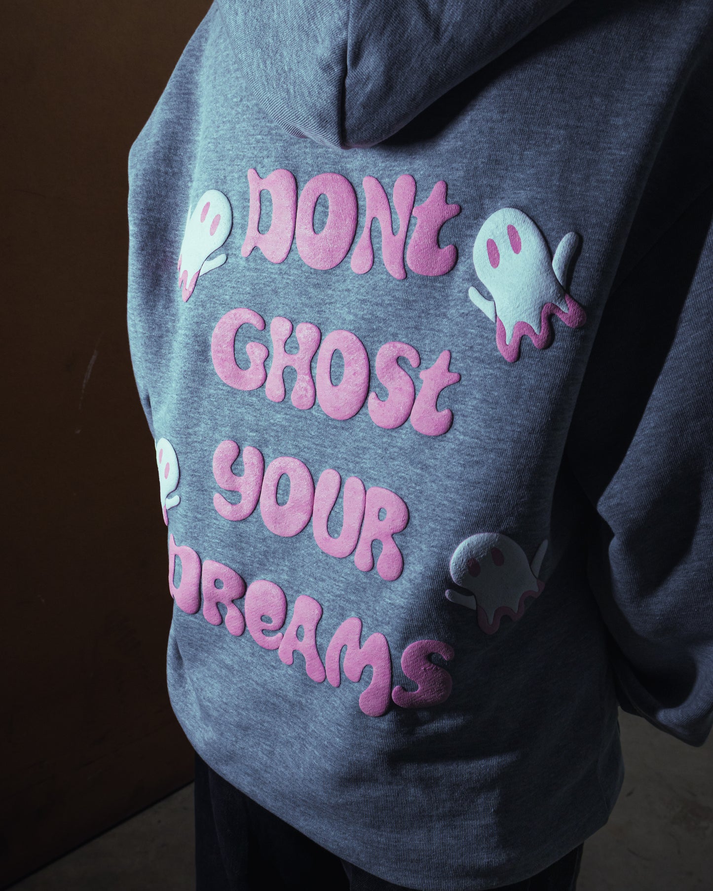 Don’t Ghost Your Dreams Hoodie – Grey