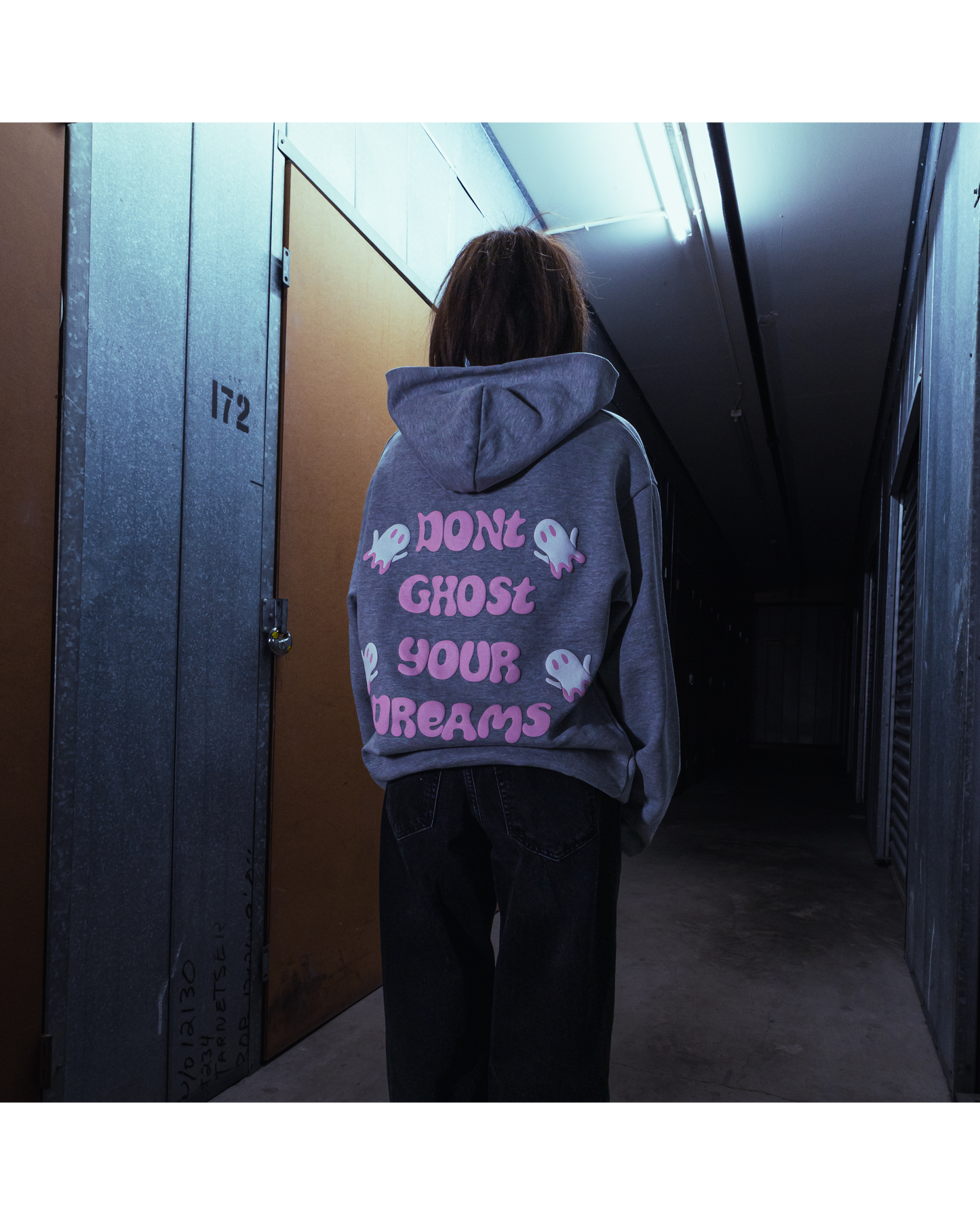 Don’t Ghost Your Dreams Hoodie – Grey