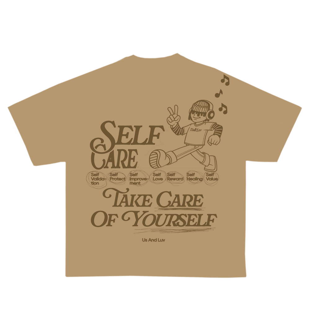 Brown Self Care t-shirt