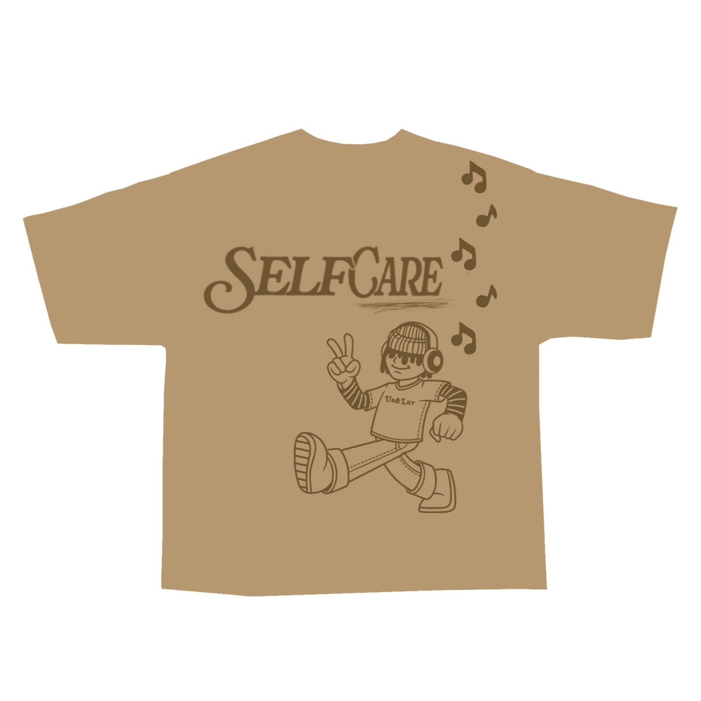 Brown Self Care t-shirt